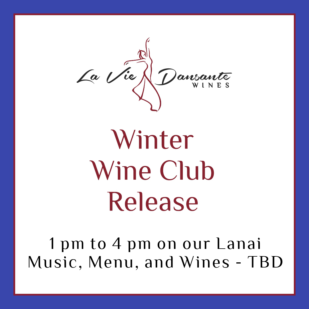Winter Wine Club Release - TBD